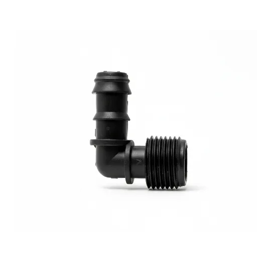 Conexión en codo 90<sup>º</sup> de ø16 con rosca macho de 1/2